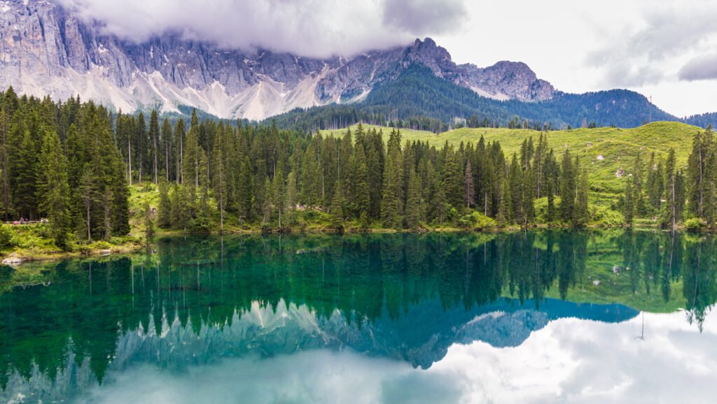 Carezza Lake Majestic Dolomites