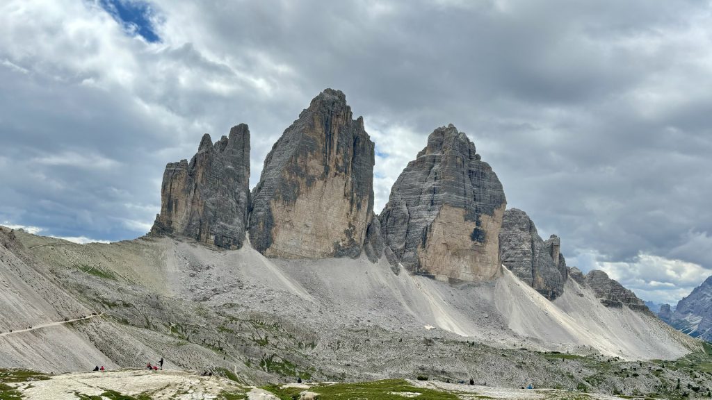 Tre Cime Di lavaredo view From Refugio Locatelli. Majestic Dolomites